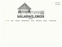 Tablet Screenshot of malarpaviljongen.se